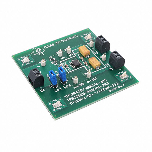 TPS2062-1EVM-293 Texas Instruments  Cartes et kits d'évaluation et de démonstration